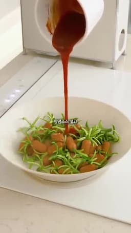 팬에 볶아 양념 입히는 순서