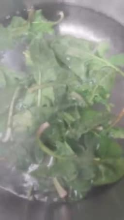 시금치 나물 무치기