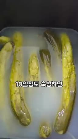 서늘한 곳에서 숙성하기
