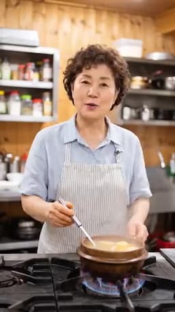 계란과 전분물로 부드럽게 마무리