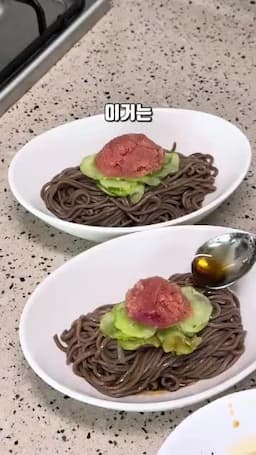 오이명란메밀국수 여름에 잘 어울리는 이유