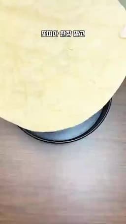 사전 준비(사과 자르기·또띠아 깔기)