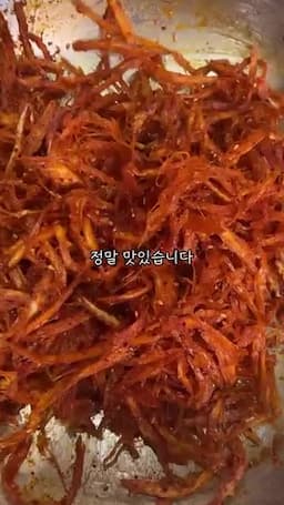 황태채무침이 잘 어울리는 식사 조합