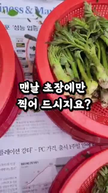 두릅 초장 대신 양념 무침으로 먹는 법: 고춧가루·참치액젓·매실청 조합