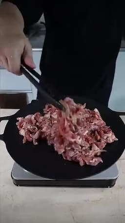 제육볶음 조리 과정