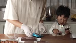 완성된 초콜릿 맛보기와 요리 팁