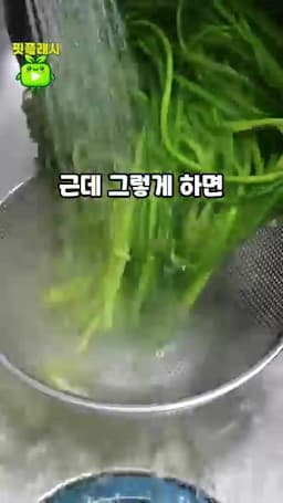 오래 데치지 않기 위한 핵심 주의점