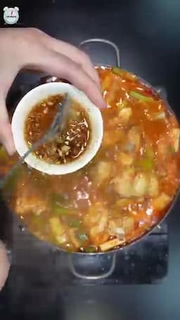 완성된 닭도리탕 맛있게 먹는 방법
