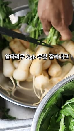 김치 만들기의 기본 재료 소개