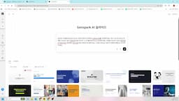 젠스파크 AI 슬라이드 제작 과정