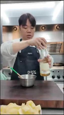 재료 목록과 소스 배합(미림 1 1 물엿·고춧가루·생강청 권장 분량)