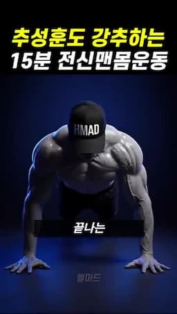 15분 전신 루틴 한눈에 보기