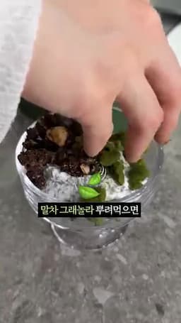 초코·말차 그래놀라로 즐기는 토핑 아이디어