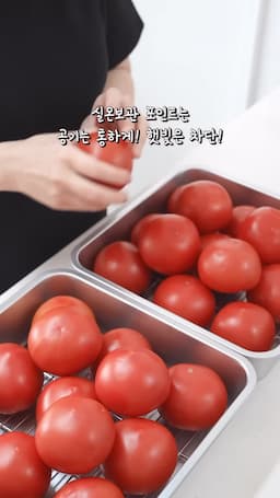냉장 보관을 위한 팁