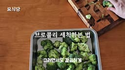 브로콜리 세척법과 함께하는 팁