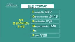 포드맵의 정의와 종류