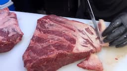소고기 손질의 중요성